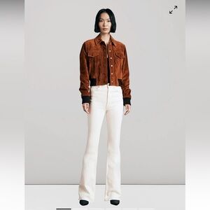 rag & bone Casey High Waist Flare Leg Jeans in Ecru
Size 26